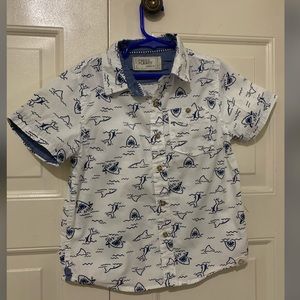 Kids collar dress shirt